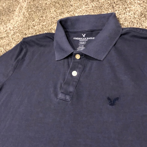 American Eagle collar short sleeve shirt - Picture 2 of 3